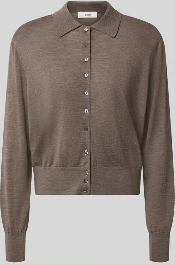 BA&SH Regular fit cardigan van pure wol model 'BOSTON'