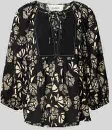 BA&SH Relaxed fit blouse met 3 4-mouwen model 'AURA'