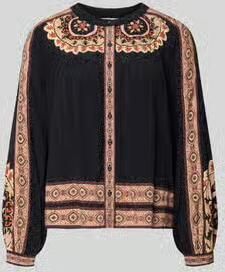 BA&SH relaxed fit blouse met ronde hals model 'VALDA'