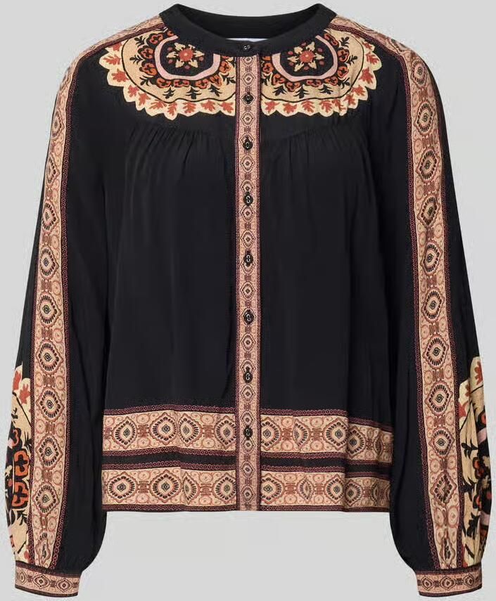 BA&SH relaxed fit blouse met ronde hals model 'VALDA' - Foto 2