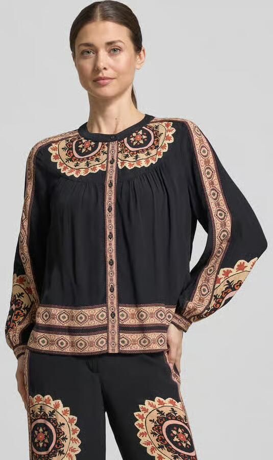 BA&SH relaxed fit blouse met ronde hals model 'VALDA' - Foto 2
