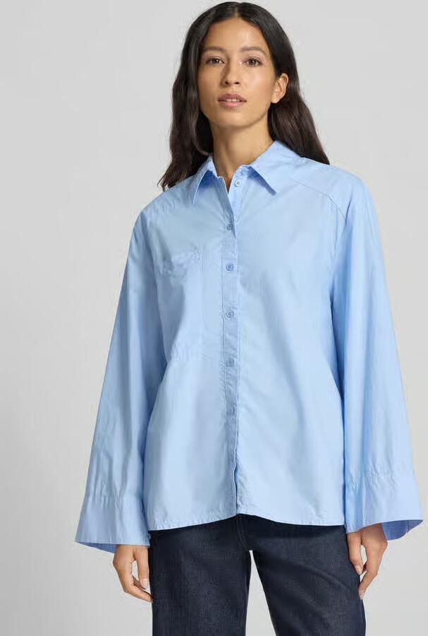 BA&SH Relaxed fit overhemdblouse met borstzak model 'ADAM' - Foto 2