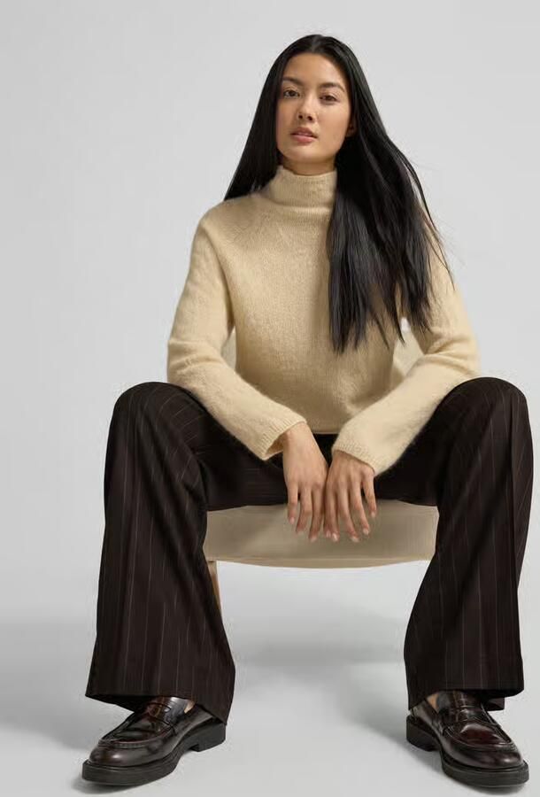 BA&SH Stoffen broek van Mix van viscose en wol