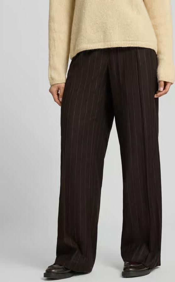 BA&SH Stoffen broek van Mix van viscose en wol - Foto 2
