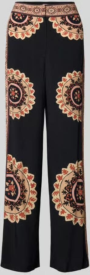 BA&SH Stoffen broek van viscose in all-over look model 'VALLA' - Foto 2