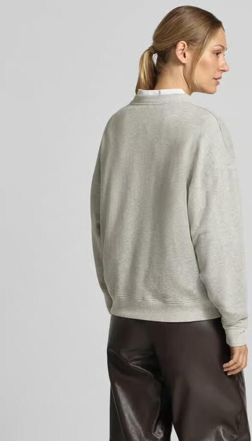 BA&SH Sweatshirt met labelprint model 'BENJAMIN' - Foto 3