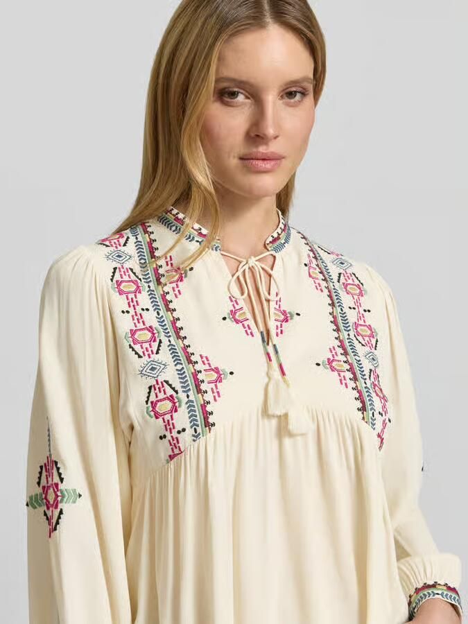 BA&SH Tuniekblouse met motiefstitching model 'TILT'