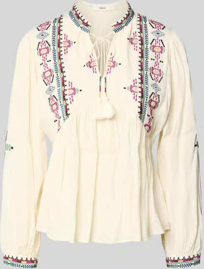 BA&SH Tuniekblouse met motiefstitching model 'TILT' - Foto 2