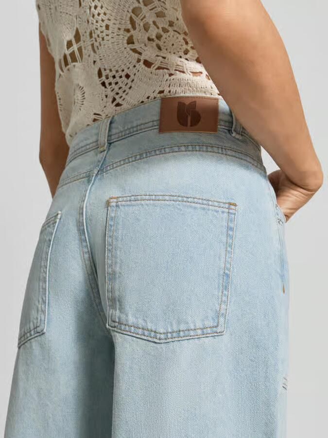 BA&SH Wide leg jeans met opgestikte steekzakken model 'ZOEL' - Foto 2