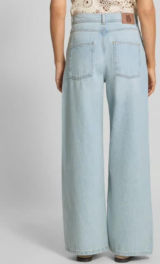 BA&SH Wide leg jeans met opgestikte steekzakken model 'ZOEL' - Foto 3