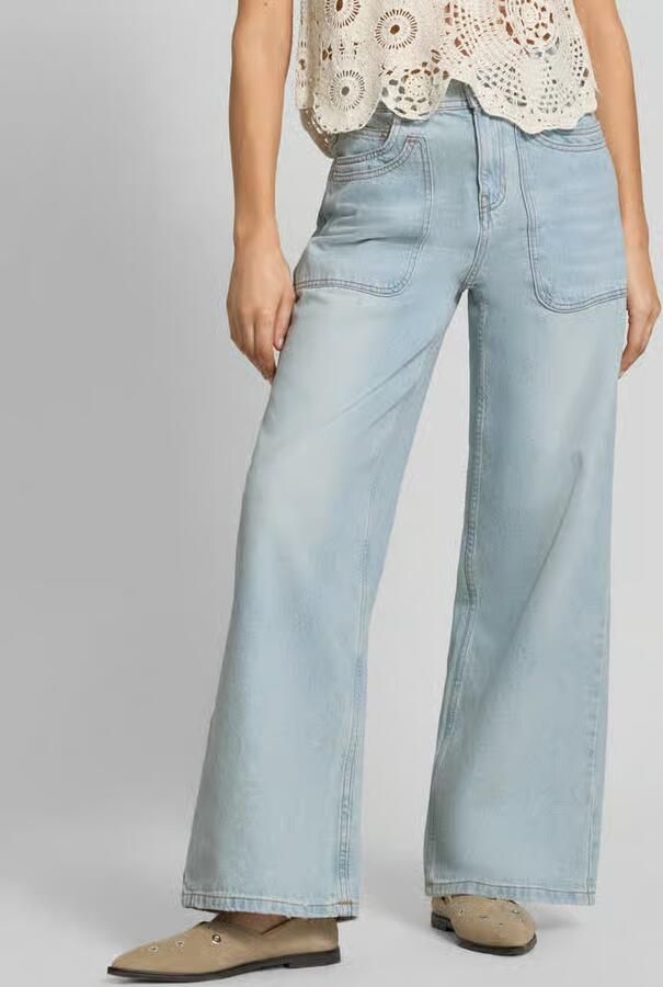 BA&SH Wide leg jeans met opgestikte steekzakken model 'ZOEL' - Foto 2