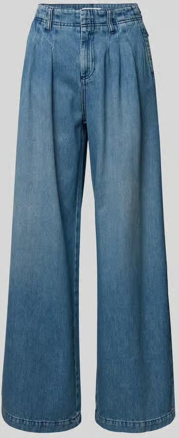 BA&SH Wide leg jeans met plooien model 'TOBY' - Foto 2