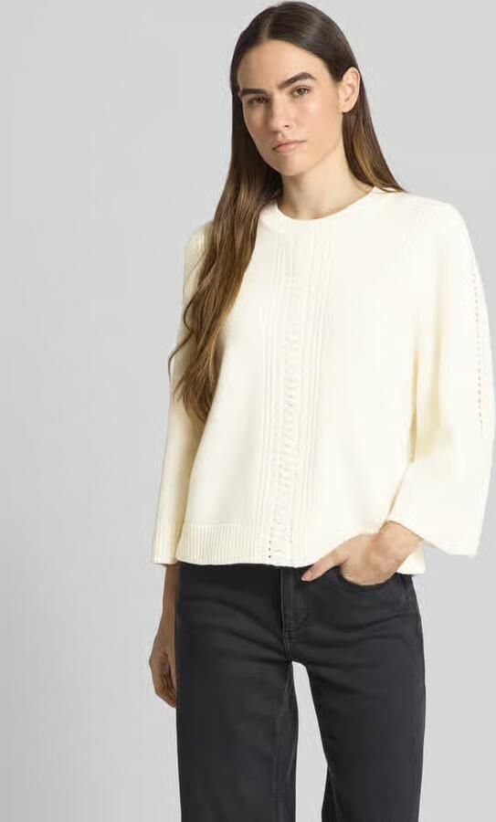 BA&SH Wollen pullover met kabelpatroon model 'JUMPER' - Foto 4