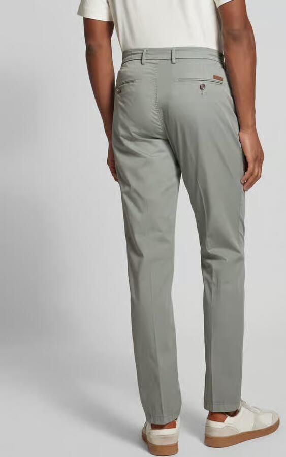 BALDESSARINI Slim fit chino met persplooien model 'Jorck'
