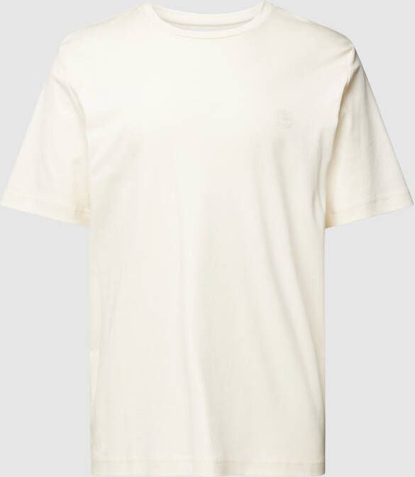 BALDESSARINI Klassieke Logo Print T-Shirt Beige Heren