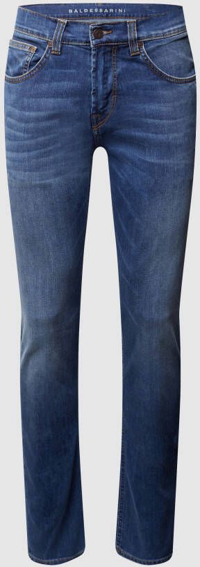 BALDESSARINI Tapered fit jeans met stretch model 'Jayden'