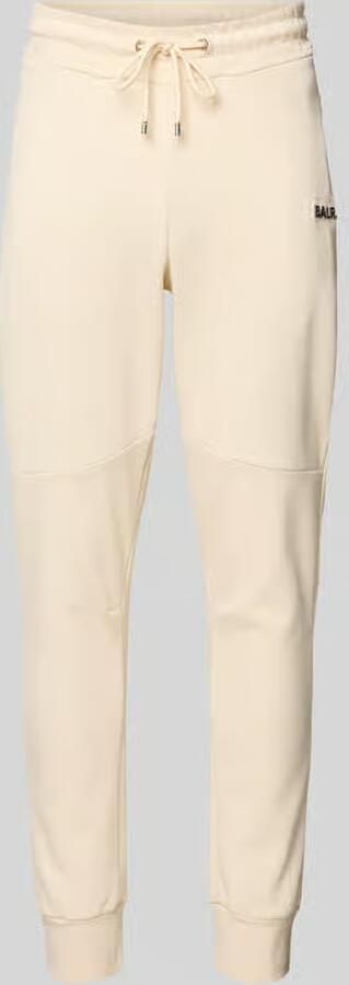 BALR. regular fit sweatpants met labelapplicatie