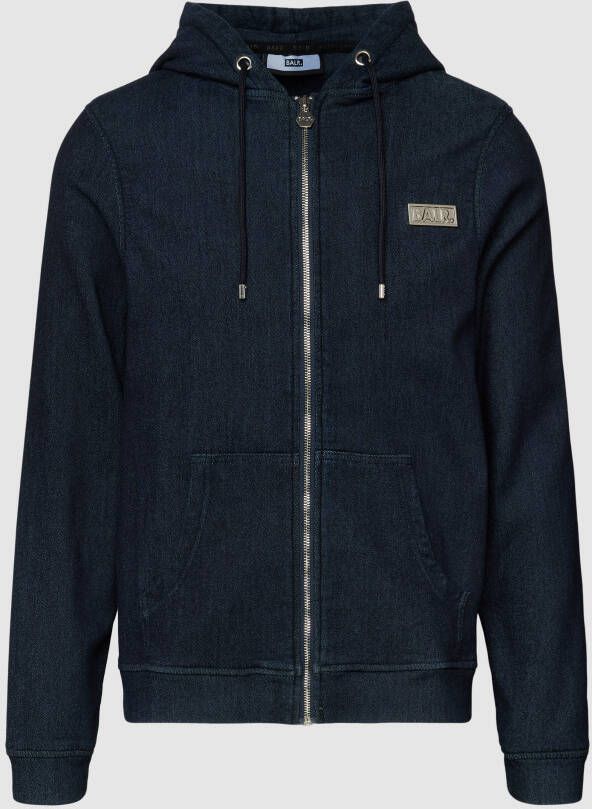BALR. Sweatjack met labelapplicatie