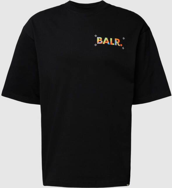 BALR. T-shirt met label- en motiefprint model 'Joey'