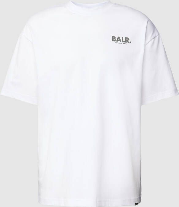 Balr. T-shirt met labelprint model 'Joey'