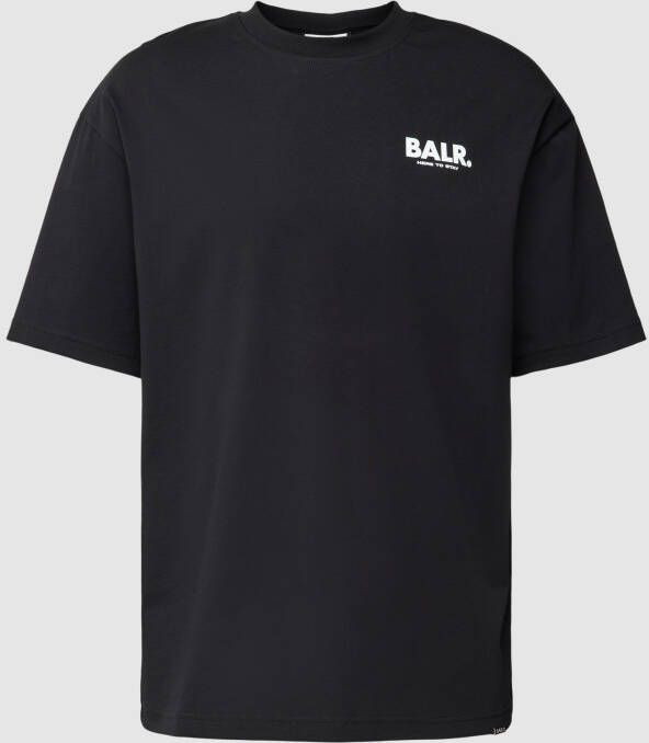 BALR. T-shirt met labelprint model 'Joey'