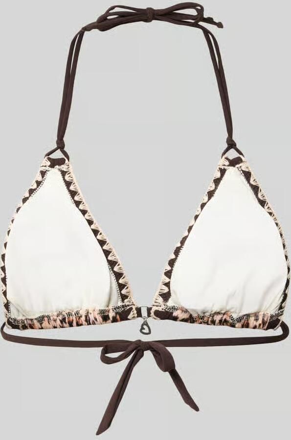 Banana moon Bikini-bovendeel met vetersluiting model 'BLUCO SAVARI'