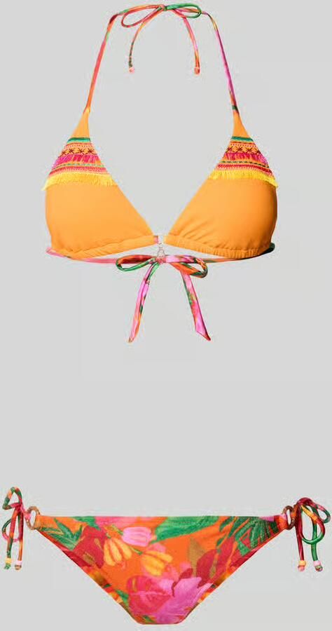 Banana moon Bikini met gewatteerde cups en zijvetering - Foto 2