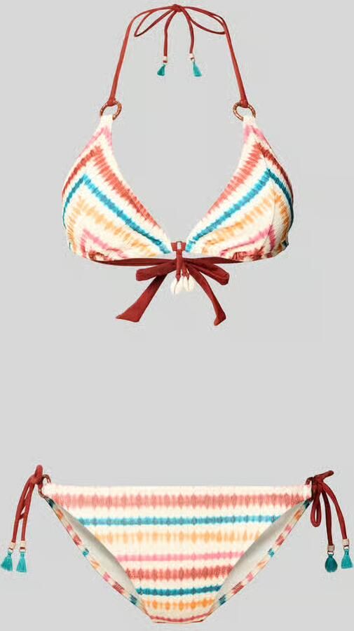 Banana moon Bikini met gewatteerde cups en zijvetering - Foto 2