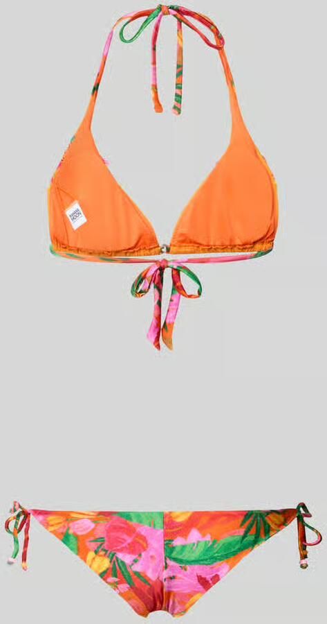 Banana moon Bikini met gewatteerde cups en zijvetering - Foto 2