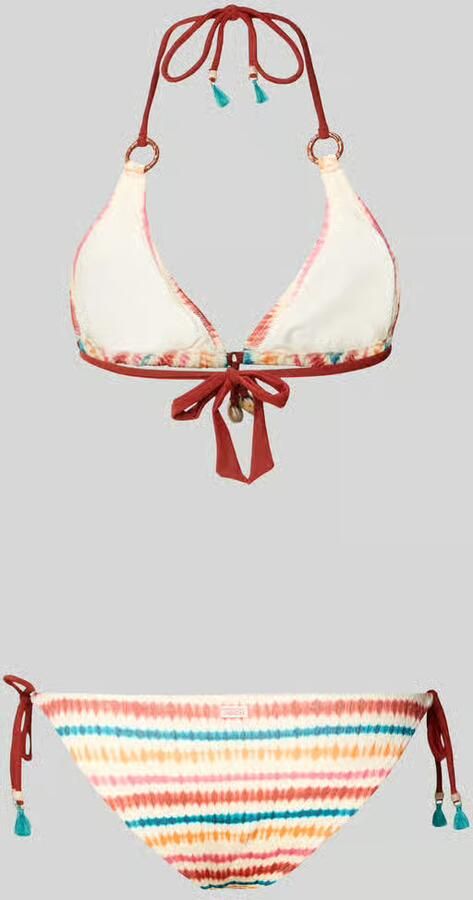 Banana moon Bikini met gewatteerde cups en zijvetering - Foto 2