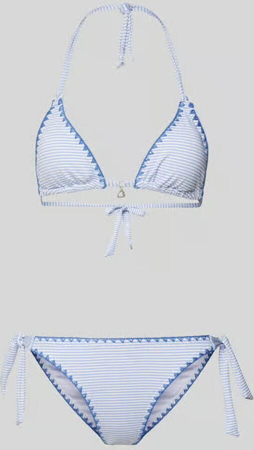 Banana moon Bikini met streepmotief model 'NUCODIMKA'