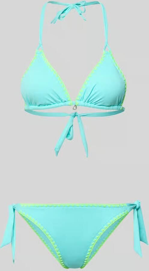 Banana moon Bikini met stitchings en vetersluiting