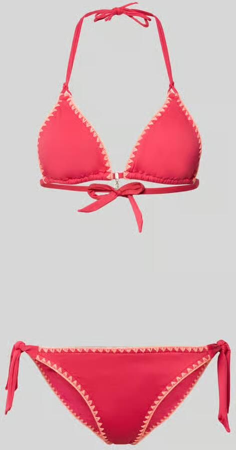 Banana moon Bikini met stitchings en vetersluiting - Foto 2