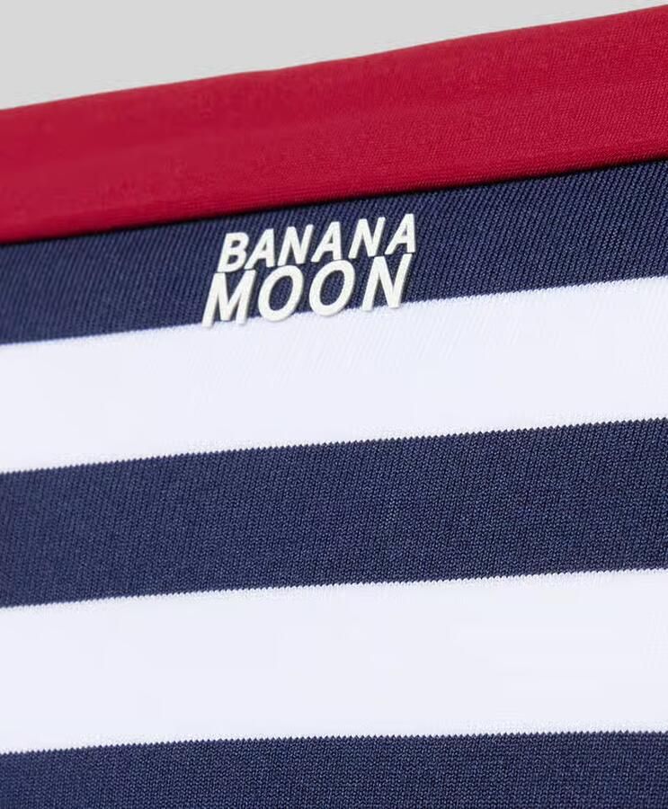 Banana moon Bikinibroekje met vetersluiting aan de zijkant model 'SADIA NAVY'