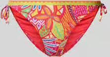 Banana moon Bikinibroekje met vetersluiting aan de zijkant model 'STORA CORALBAY'