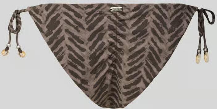 Banana moon Bikinibroekje met vetersluiting opzij model 'DREA SILVARY'