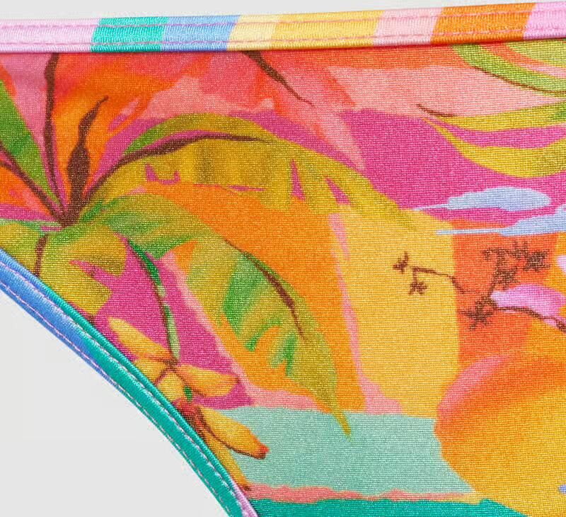 Banana moon Bikinislip met all-over motief model 'YAMA'
