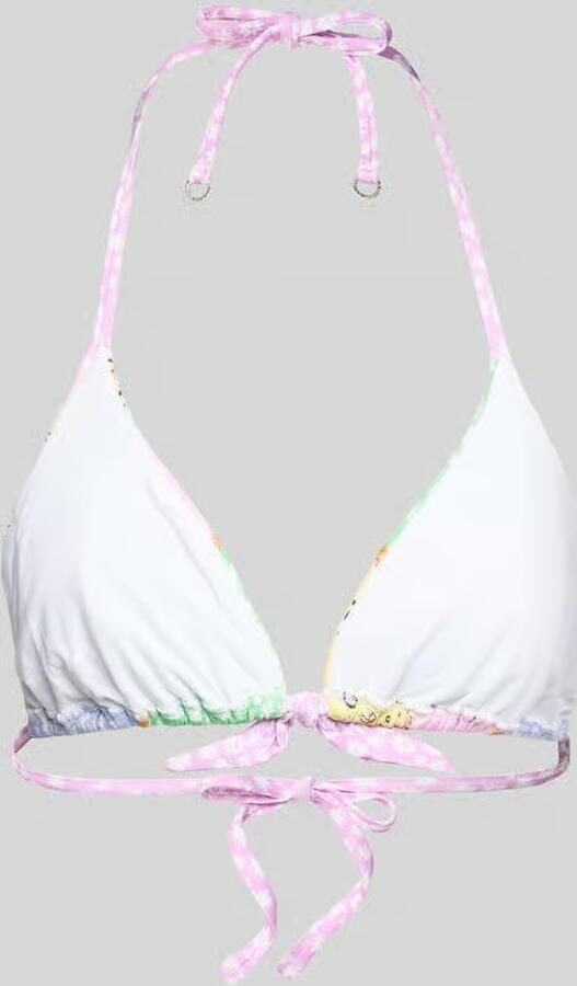 Banana moon Bikinitop met knoopdetail model 'YELO SUNBACK'