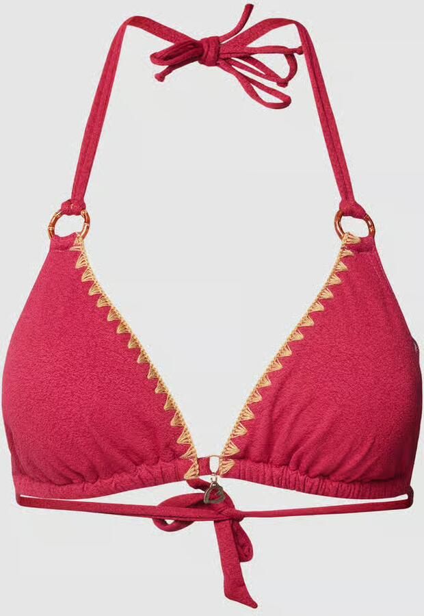 Banana moon Bikinitop met vetersluiting aan de achterkant model 'YERO SANTAFE'