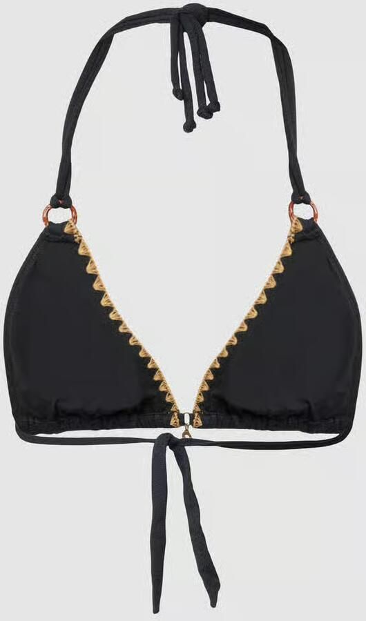 Banana moon Bikinitop met vetersluiting aan de achterkant model 'YERO SANTAFE'