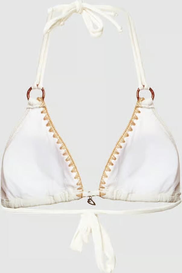 Banana moon Bikinitop met vetersluiting aan de achterkant model 'YERO SANTAFE'