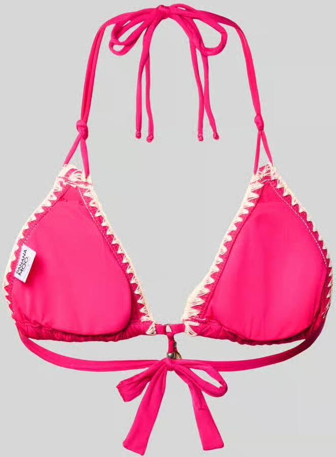 Banana moon Bikinitop met vetersluiting model 'ETHNICHIC NUCO'