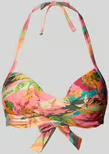 Banana moon Bikinitop met vetersluiting model 'KAMUNIBA EYRO'