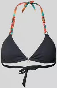 Banana moon Bikinitop met vetersluiting model 'YERO CHAINY'
