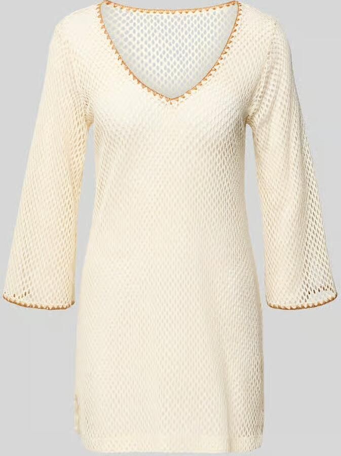 Banana moon Gebreid shirt met V-hals Model 'OCTAVIE HAYATO'