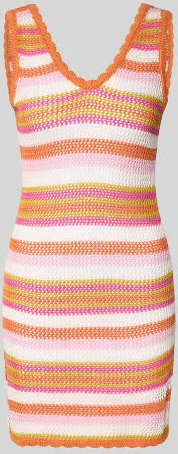 Banana moon mini-jurk met V-hals model 'SILOAM WILDERNESS' - Foto 2