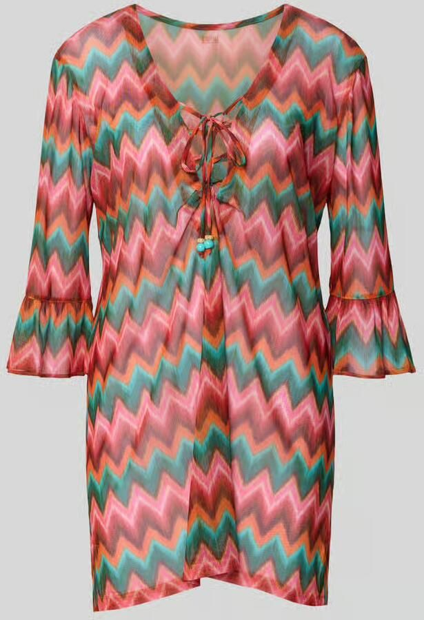 Banana moon Oversized tuniek met V-hals model 'ACELO' - Foto 2