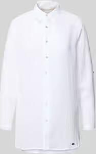 Banana moon relaxed fit overhemdblouse met verlengd rugpand model 'Gary'