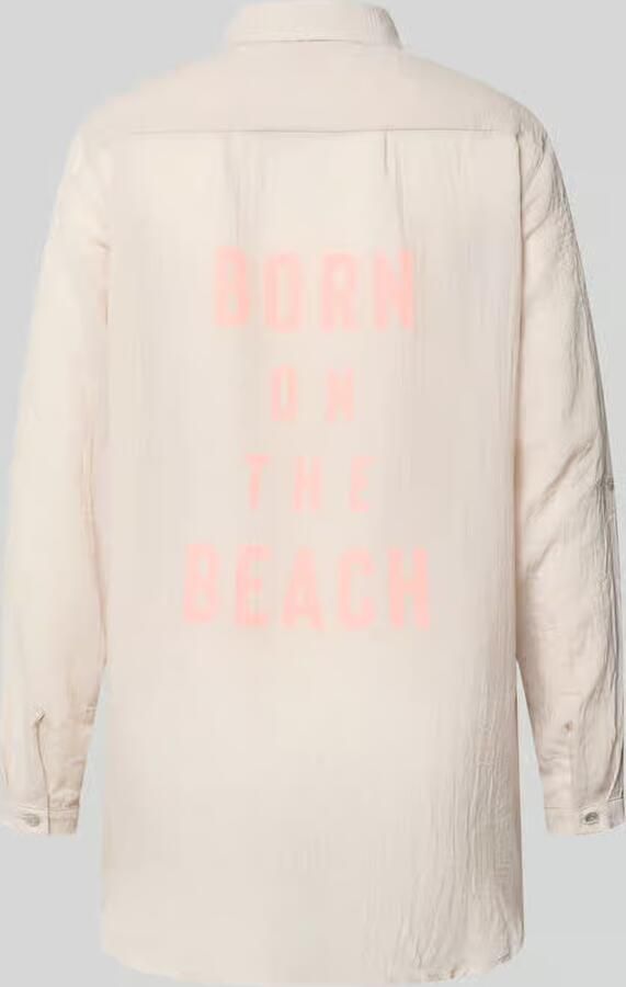 Banana moon relaxed fit overhemdblouse met verlengd rugpand model 'Gary' - Foto 2