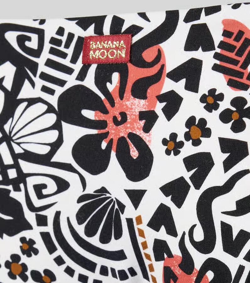 Banana moon slim fit bikinibroekje met florale all-over print model 'Jaka'